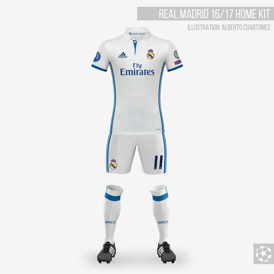 Real Madrid 16/17 Home Kit