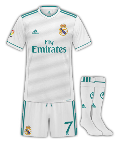 real madrid football kit