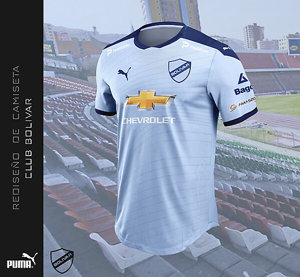 Rediseño de camiseta 2021 - Club Bolívar