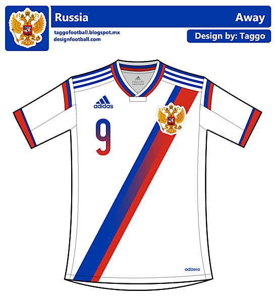 Russia away kit