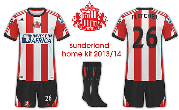 Sunderland AFC 2013/14 Home Kit