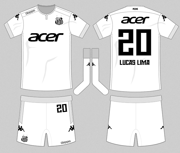 Santos 16-17 Kappa Home Kit