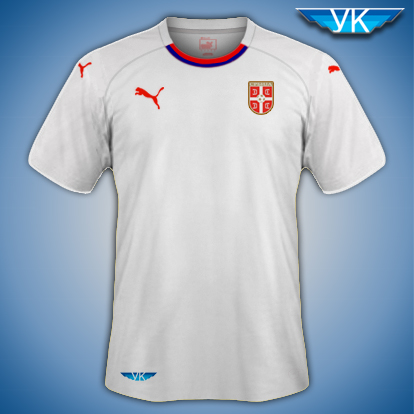 serbia football jersey puma