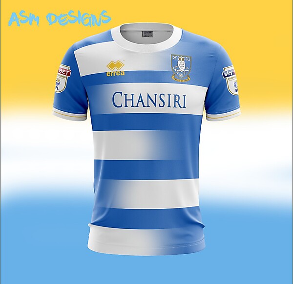 Sheffield Wednesday F.C. Errea 2018 Home Kit