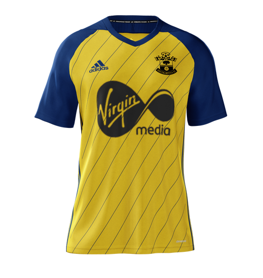 Maillot Foot Southampton Saints Domicile 2001/2002, Homme Noir Taille S - Occasion