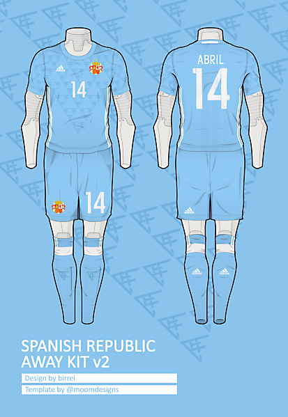 Spanish Republic Away kit v2