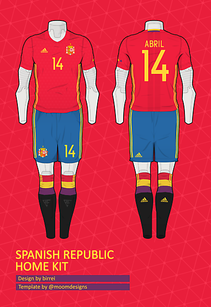 Spanish Republic Home kit