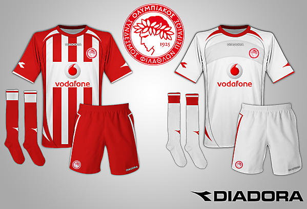 Olympiacos Diadora Kit