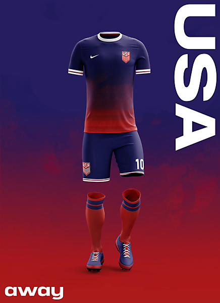 USA Away Concept