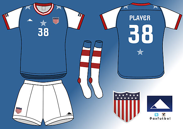 USA soccer team. Home kit