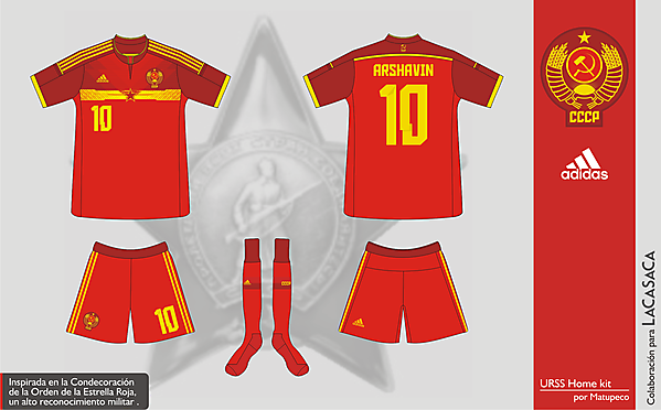 USSR World Cup 2014 Home Kit - Matupeco&LaCasaca