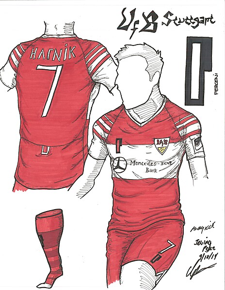 VFB Stuttgart - Away Kit - By Perceni 
