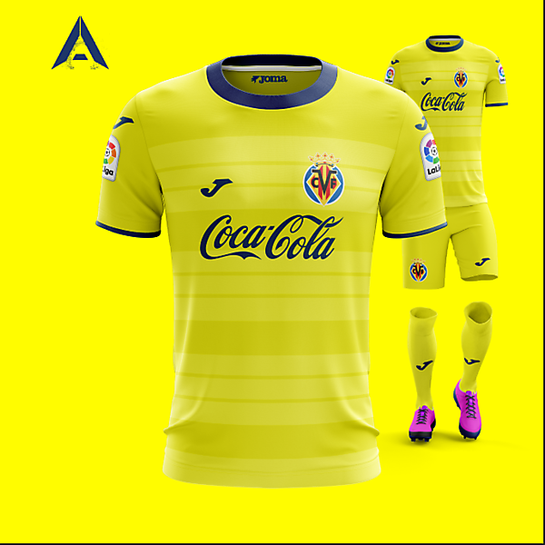 Villarreal CF 2021 Joma Home Kit