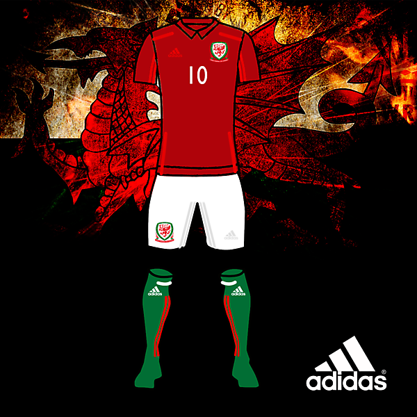 wales football kits home 2017