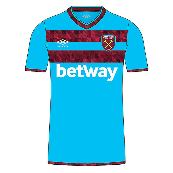 West Ham 18/19 Away kit