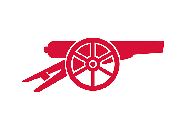 FC Arsenal alternative logo, update on their iconic canon crest.