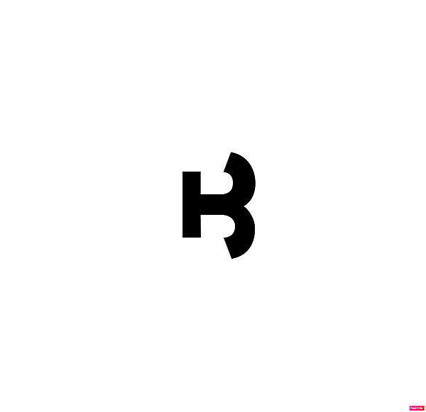 H B logo .