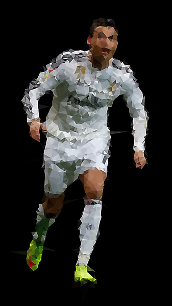 Low Poly / Cristiano Ronaldo - Real Madrid