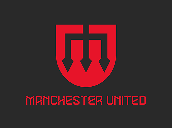 Manchester United logo concept