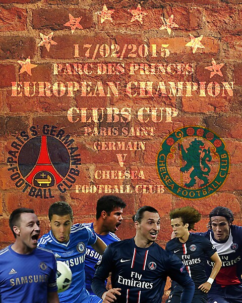 PSG - Chelsea Poster