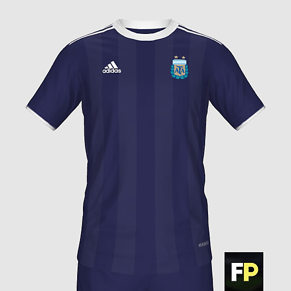 Argentina World Cup away kit by feliplayz