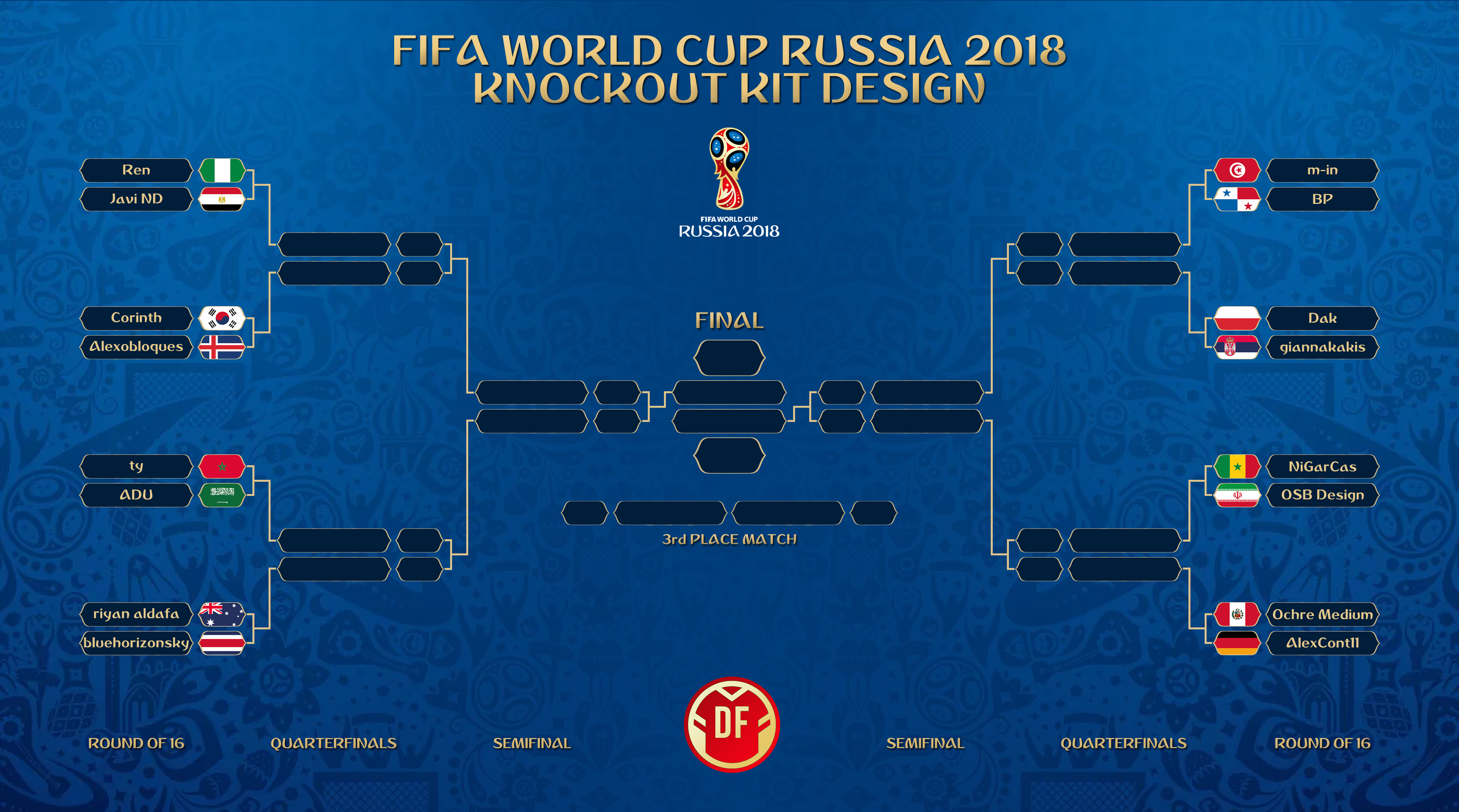 Round Of 16 Bracket
