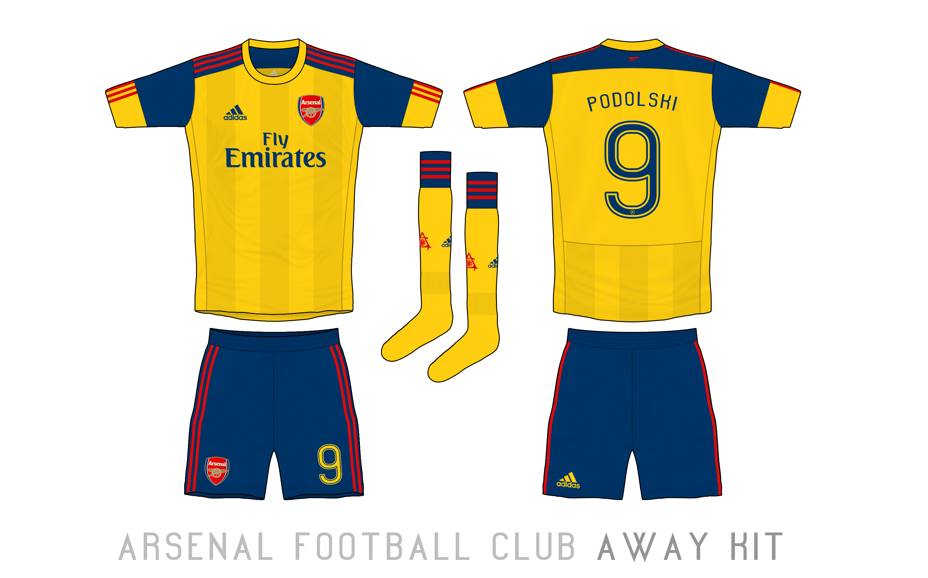 Arsenal away kit
