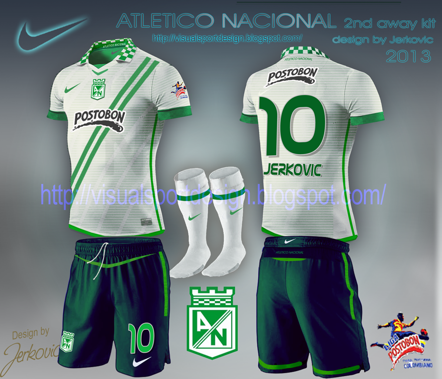 atletico nacional away white