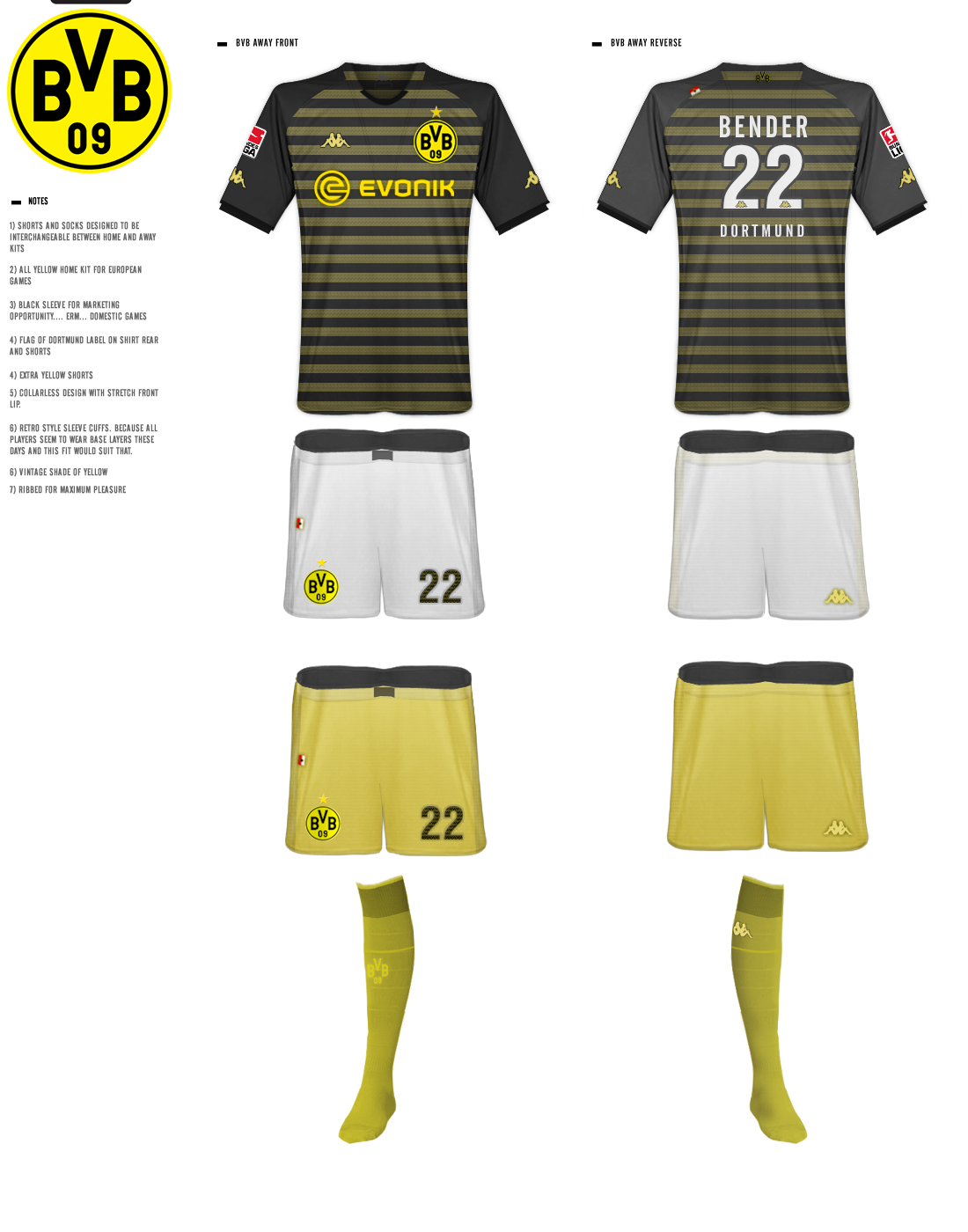 Borussia Dortmund Kits Kappa