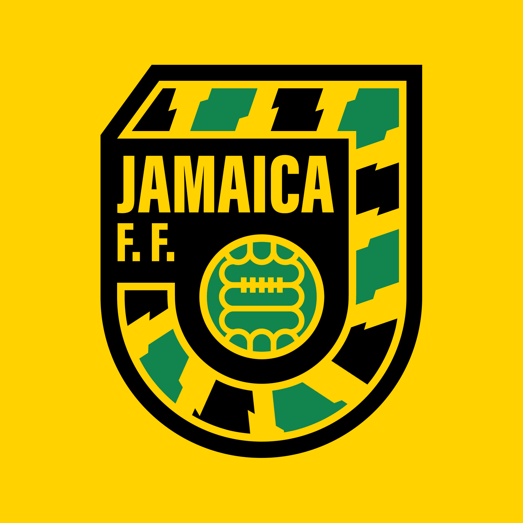 Jamaica National Logo Jamaica National Football Team Creative 3D Jamaica National Logo Jamaica National Football Team Creative 3D