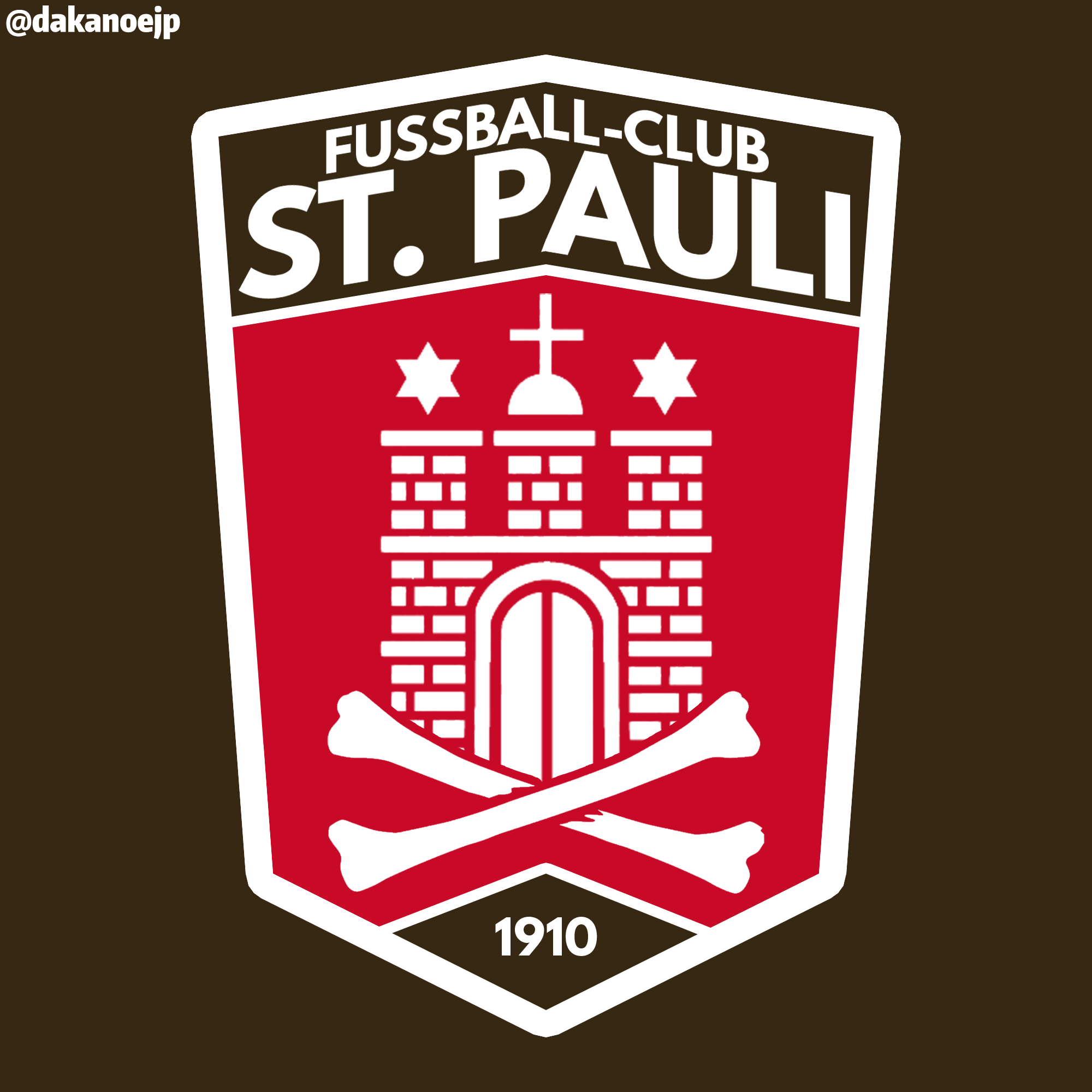 Fc st. ФК Санкт Паули эмблема. St Pauli лого. St Pauli футбольный клуб. FC St Pauli logo.