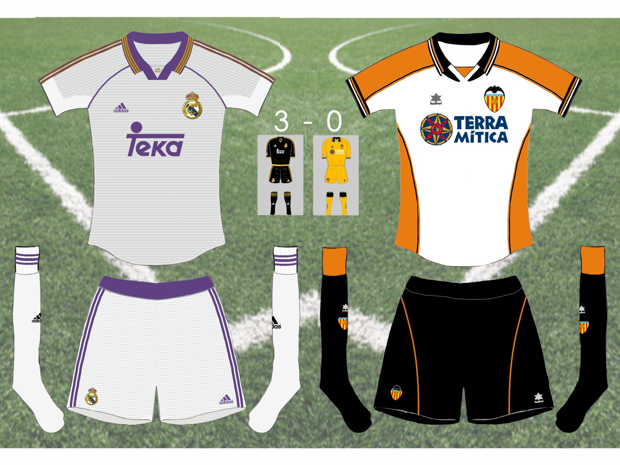 Real Madrid v Valencia 2000 champions League final
