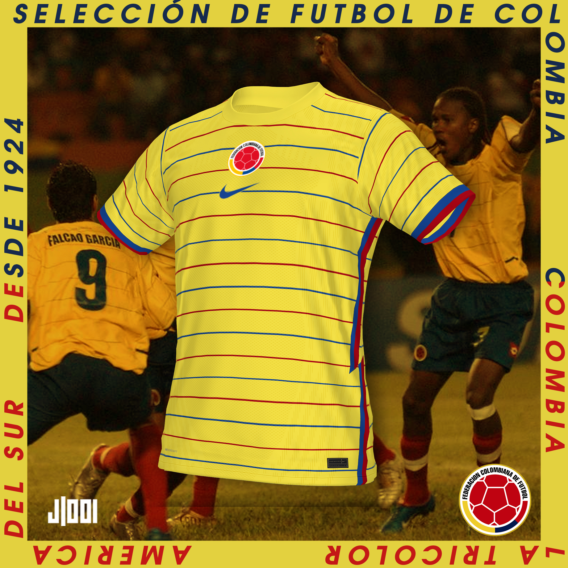 COLOMBIA NIKE HOME SHIRT CONCEPT