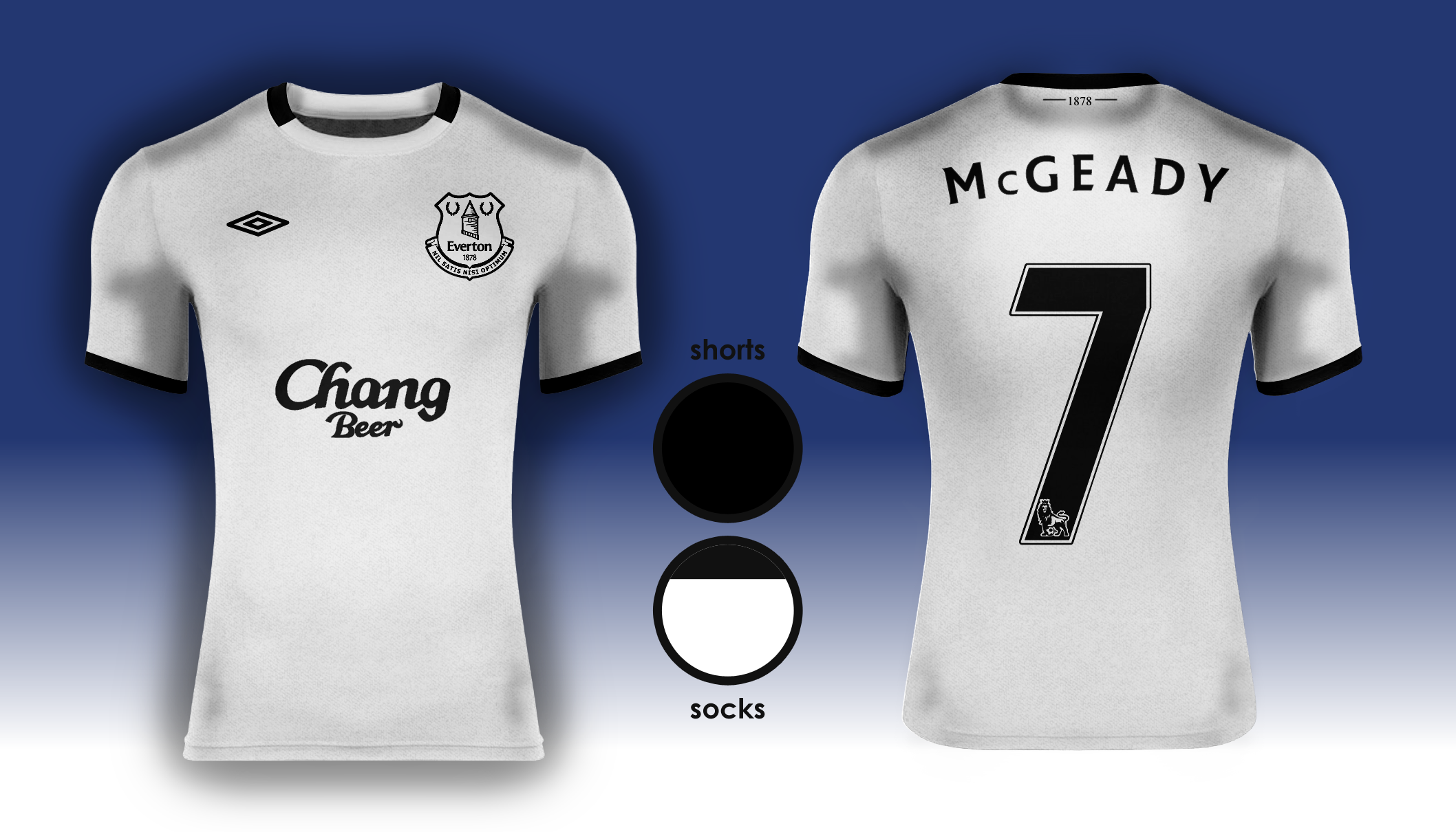 Everton F.C. Umbro Away Kit 14 15
