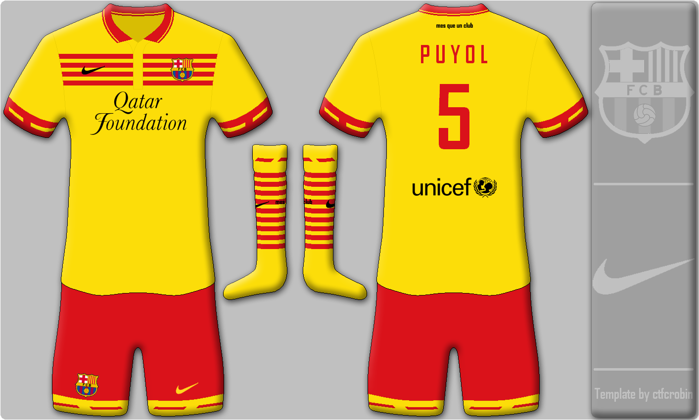 FC Barcelona Nike Kit