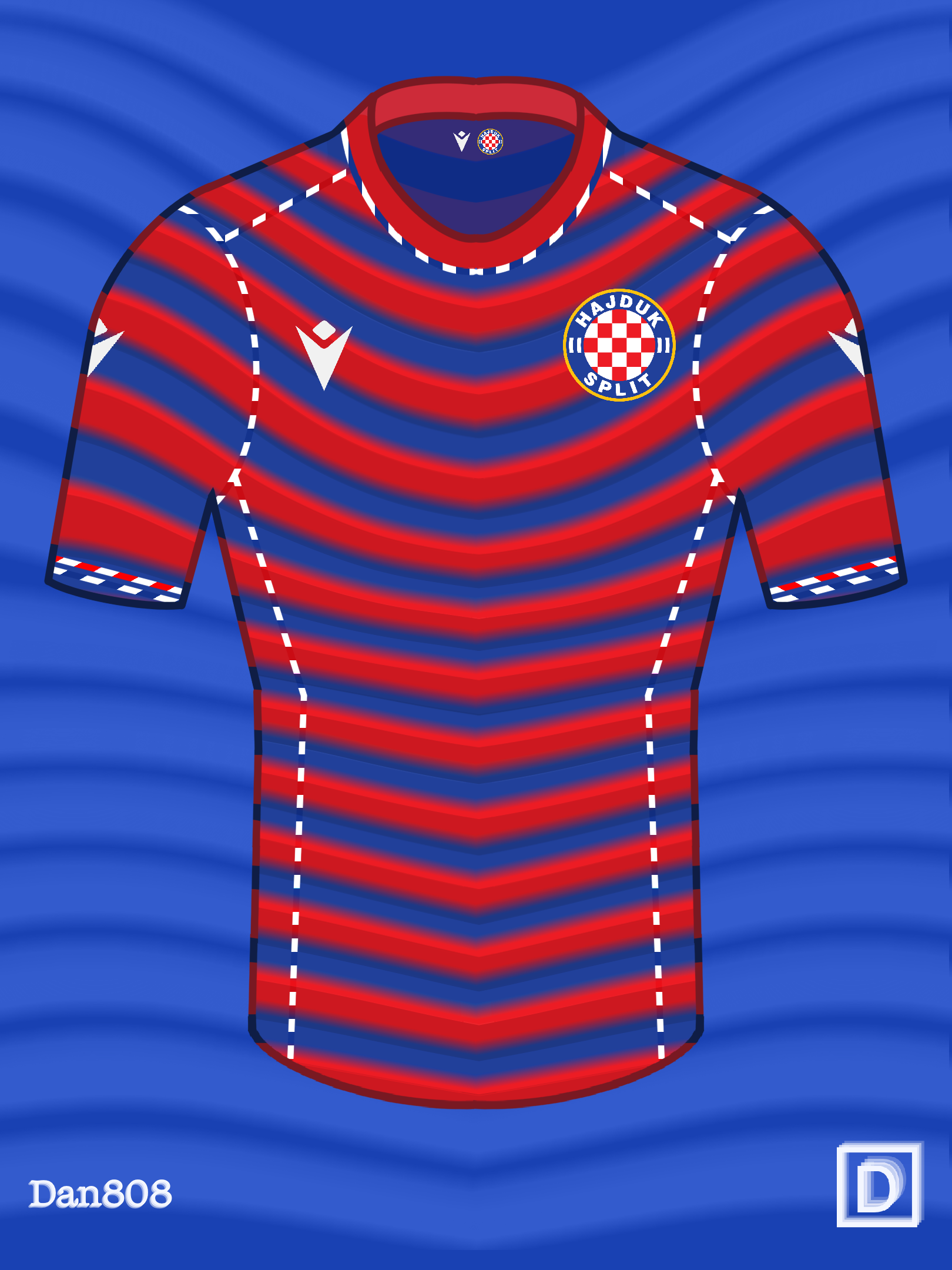 Petit Fanion Ancien Hajduk Split - Vintage, Objet De Collection Fan De Foot