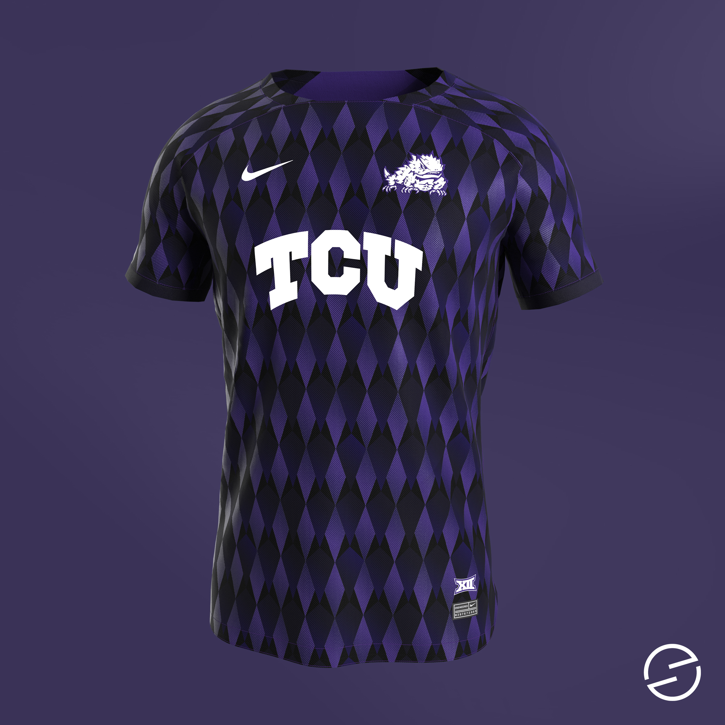 Tcu horned outlet frogs jersey