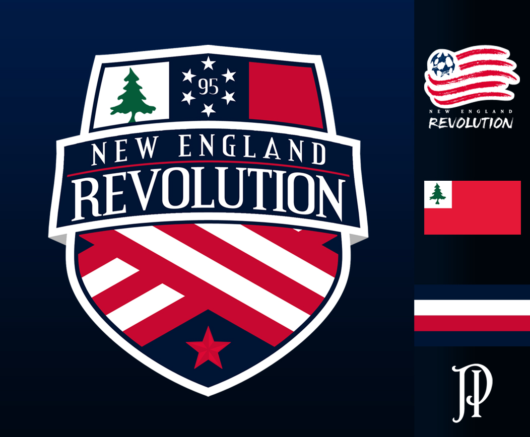 New England Revolution Logo Rebrand
