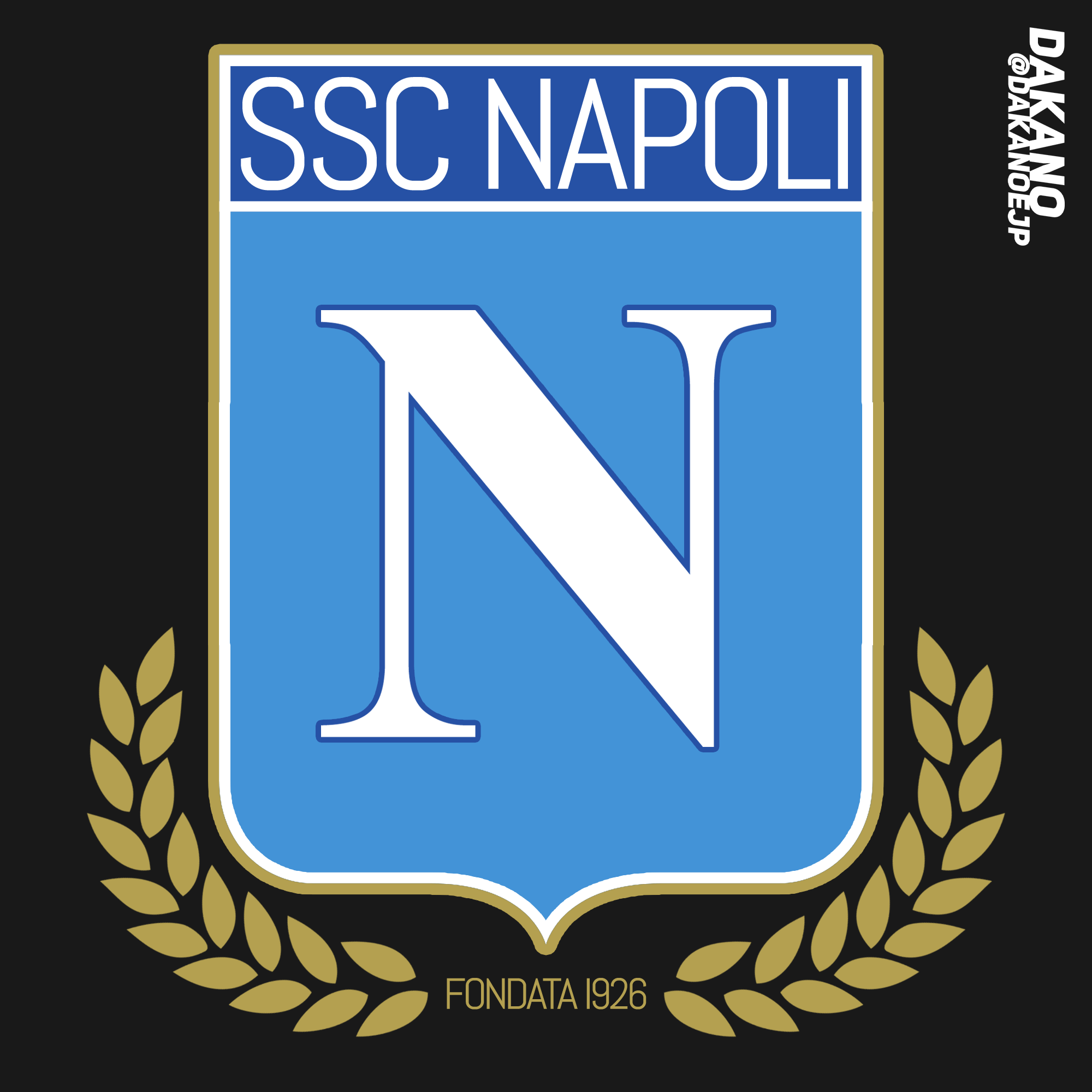 Logotipo De Cus Napoli Logo In Legno Napoli Campione D Italia