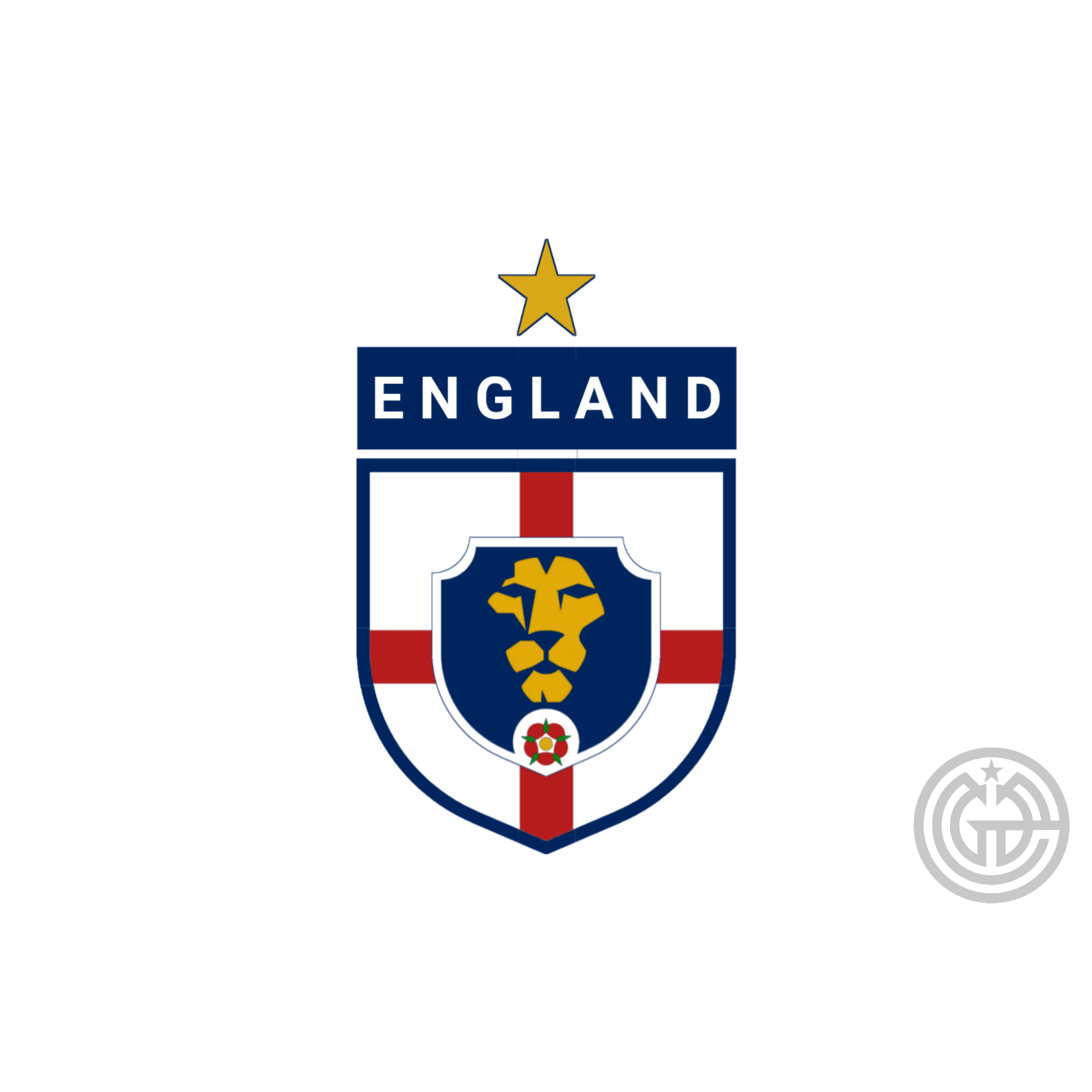 ENGLAND FOOTBALL TEAM Crests Redesign Concept