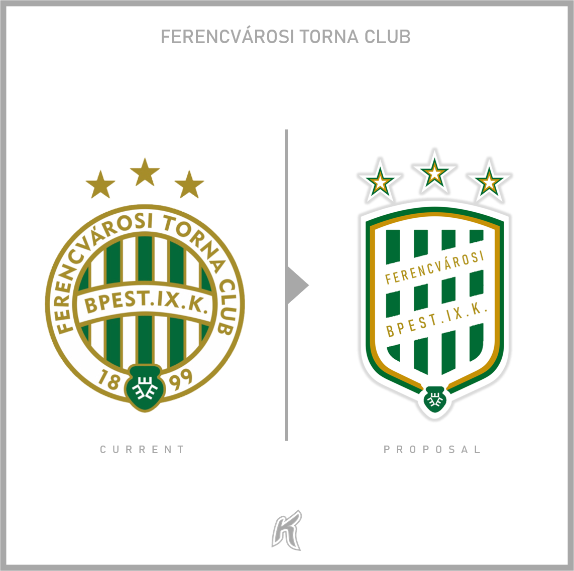 Ferencvaros TC Logo Redesign