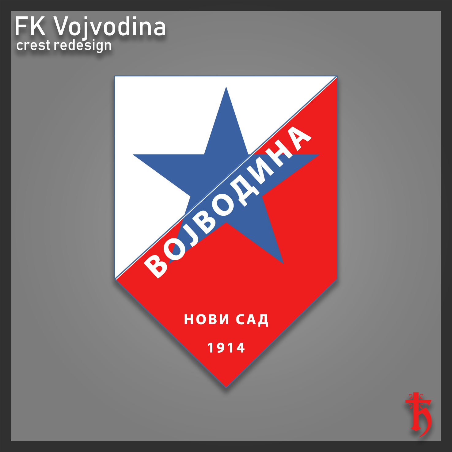 Logotipo de FK Vojvodina fotografía editorial. Ilustración de