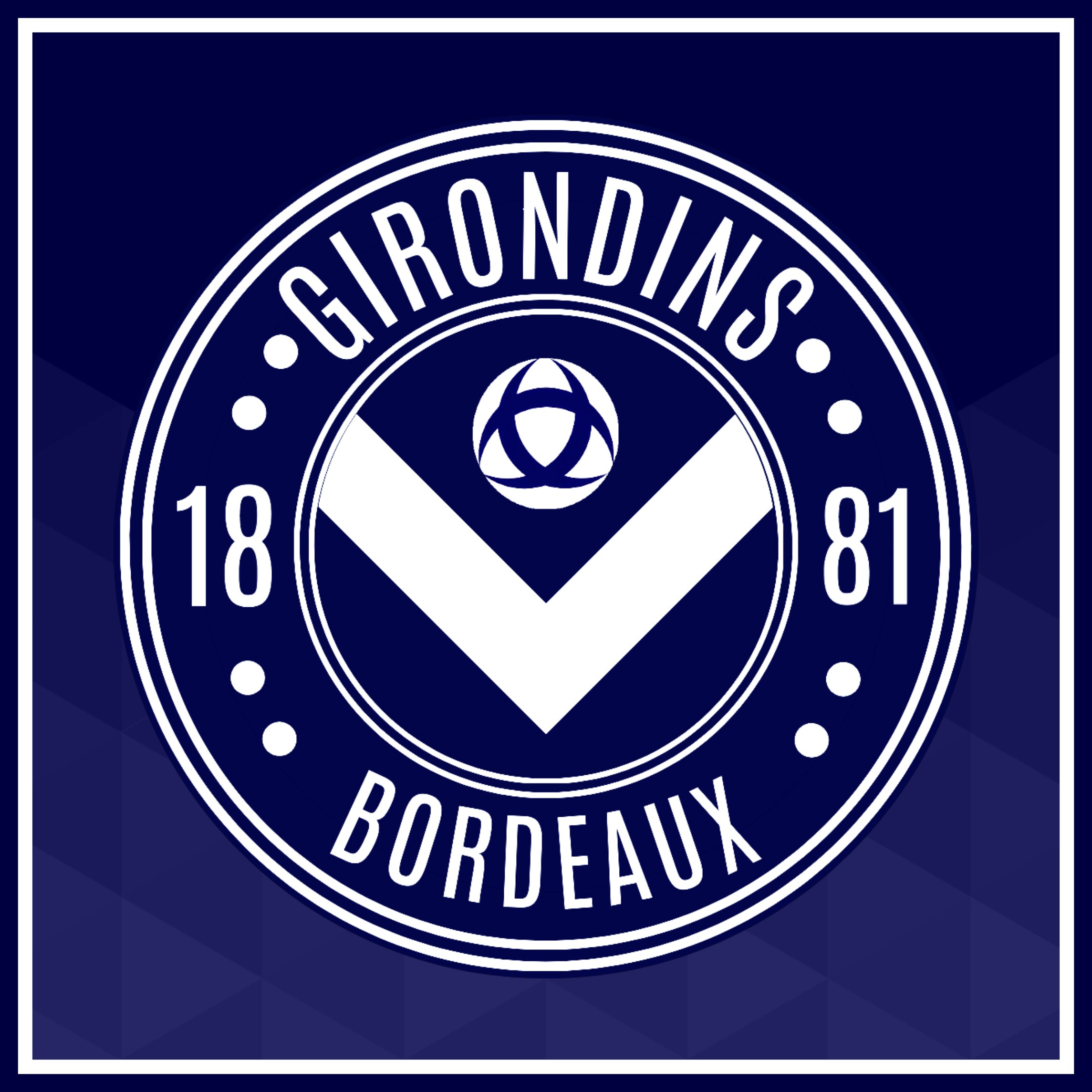 Coloriage Logo Girondins de Bordeaux - télécharger et imprimer gratuit