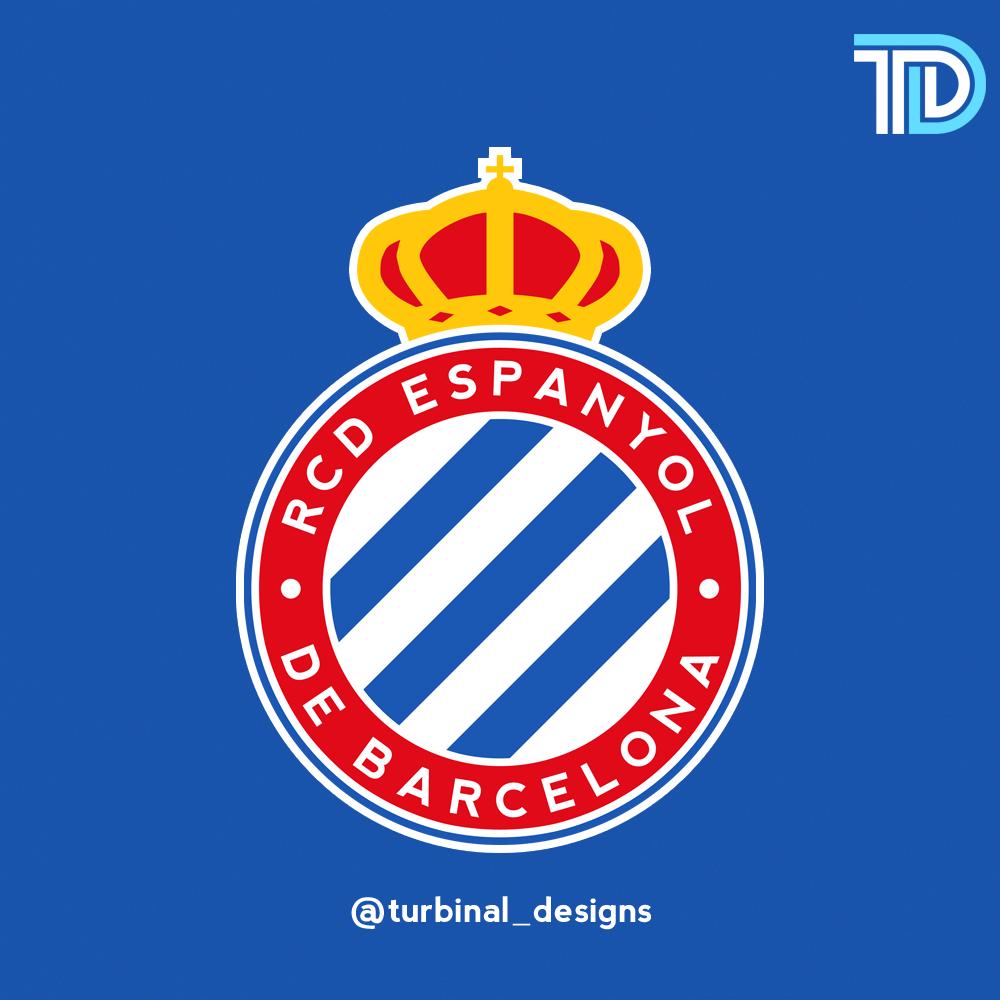 Propuesta nuevo escudo RCD Espanyol