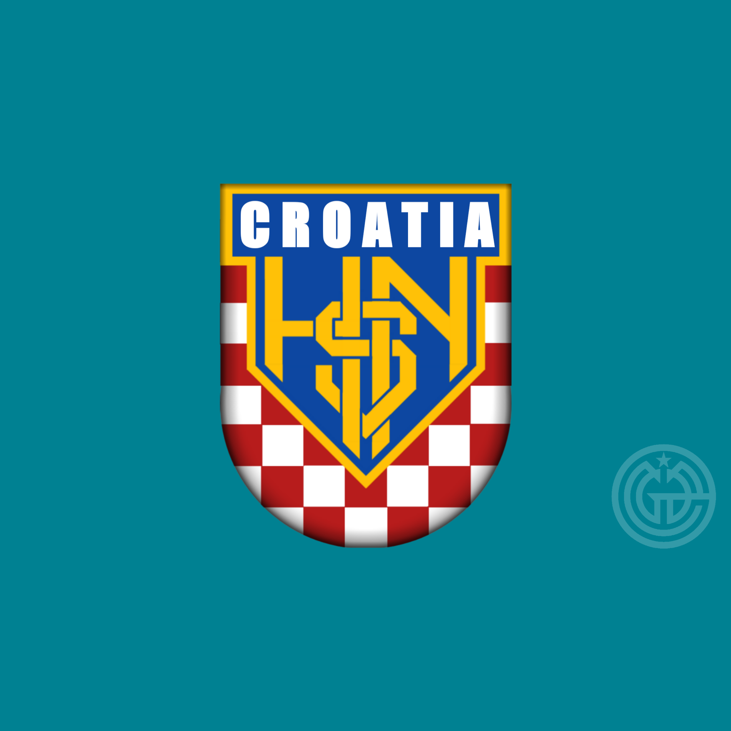Redesign logo HNVATSKI NOGOMETNI SAVES ( HNS ) / Croatia National 
