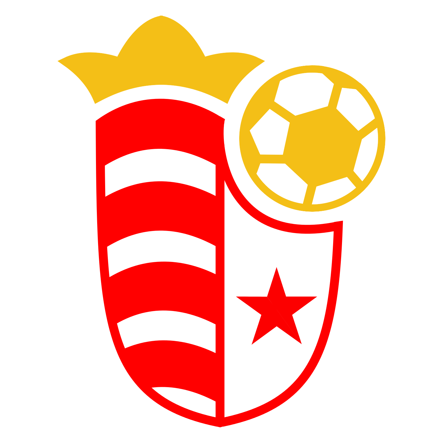 SK Slavia Praha Logo/Crest Redesign Color