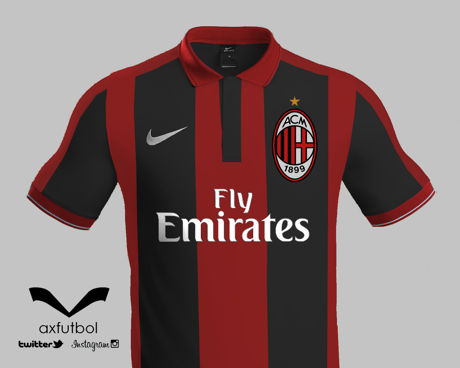 AC Milan kit design