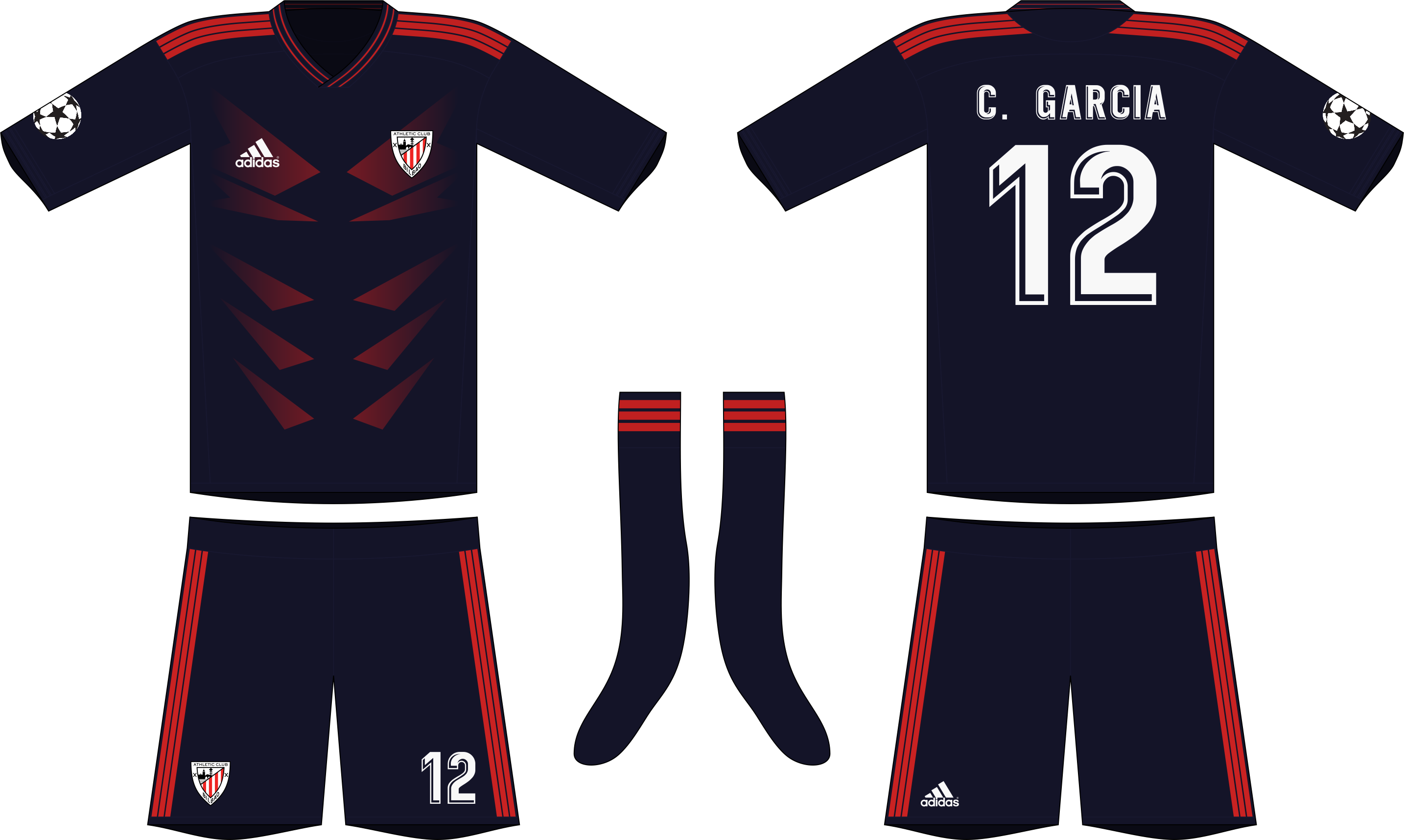 Fraternidad Puerto Pantera Adidas Athletic Bilbao 2019-20 Away Kit