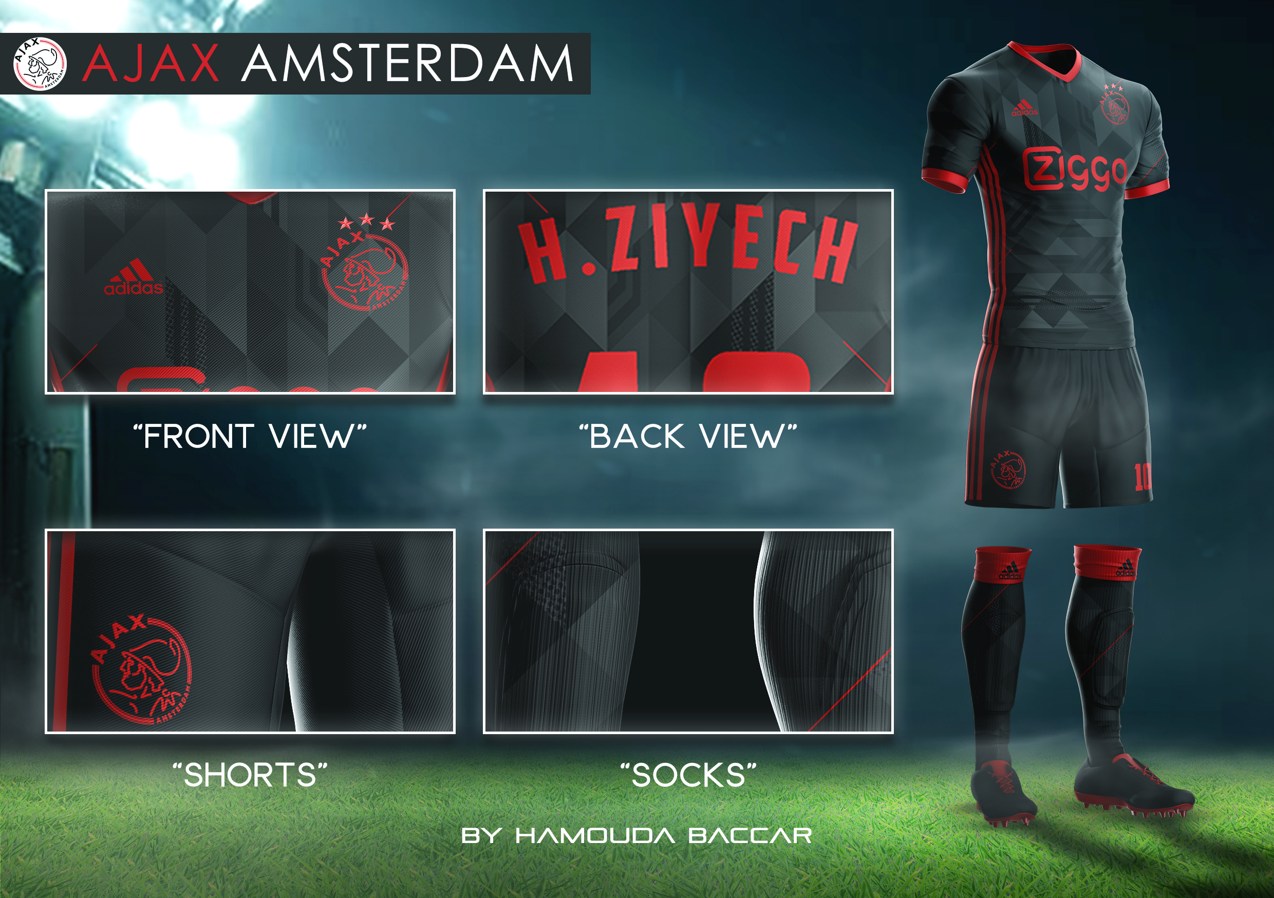 AJAX AMSTERDAM Football Concept Kit (2018/2019)