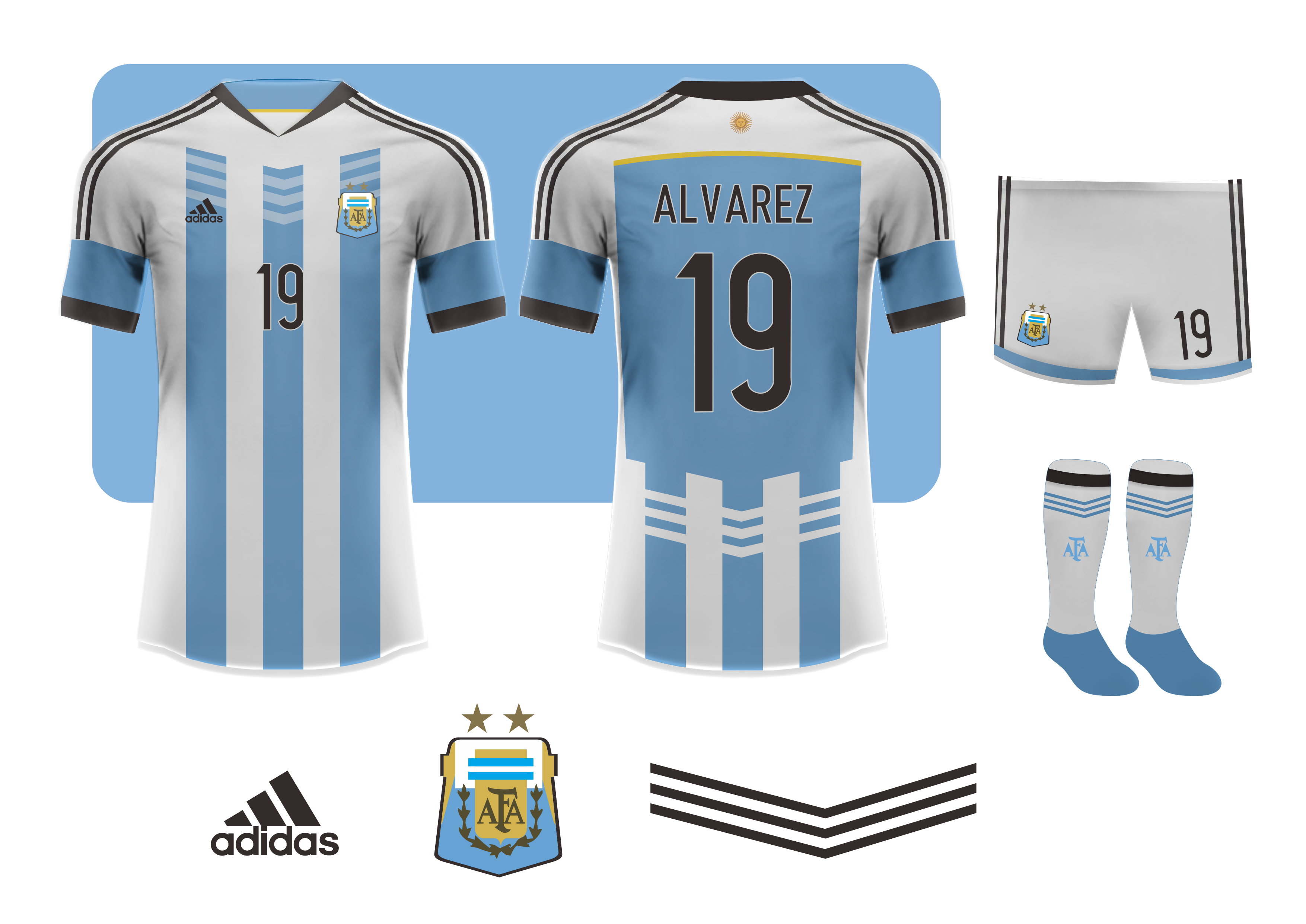 ARGENTINA Fantasy jersey 2014